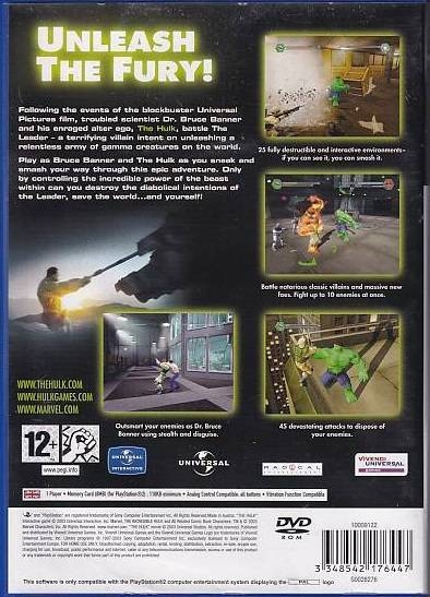 The Hulk - PS2 (B Grade) (Genbrug)